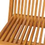 Folding Garden Chairs 8 pcs Solid Teak Wood Image 2