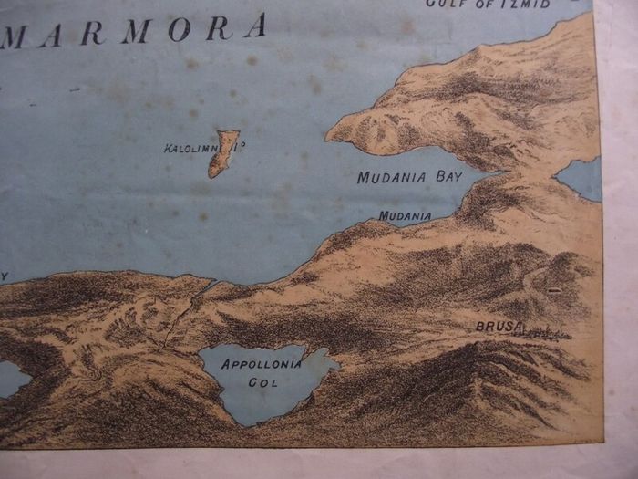 Sea of Marmora - Positions of the British Fleet - Illustrated London News 1878