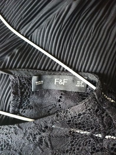 F&F Black Blouse. S.12.