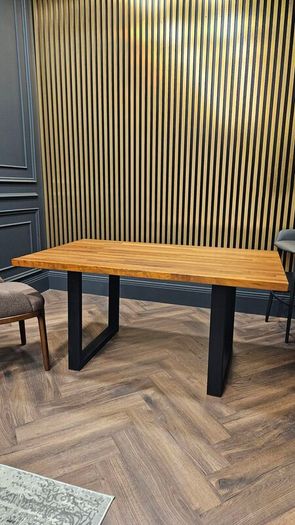 Wooden dining table