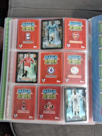 Match attax cards 07/08