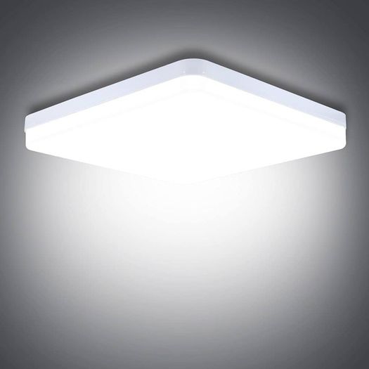 LED Ceiling Light, 36W Daylight White 6500K, 3240LM Bright Indoor Ceiling Lights for Bedroom, Kitchen, Hallway, Outside Porch