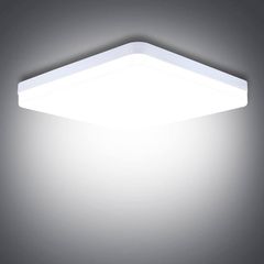LED Ceiling Light, 36W Daylight White 6500K, 3240LM Bright Indoor Ceiling Lights for Bedroom, Kitchen, Hallway, Outside Porch