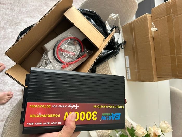 Pure Sine Wave Inverter 12v 3000W Car Power Solar Inverter 12/24V DC to AC 220V Converter Transformer continues power 1500w
