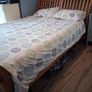 King size solid wood bedframe Image 2