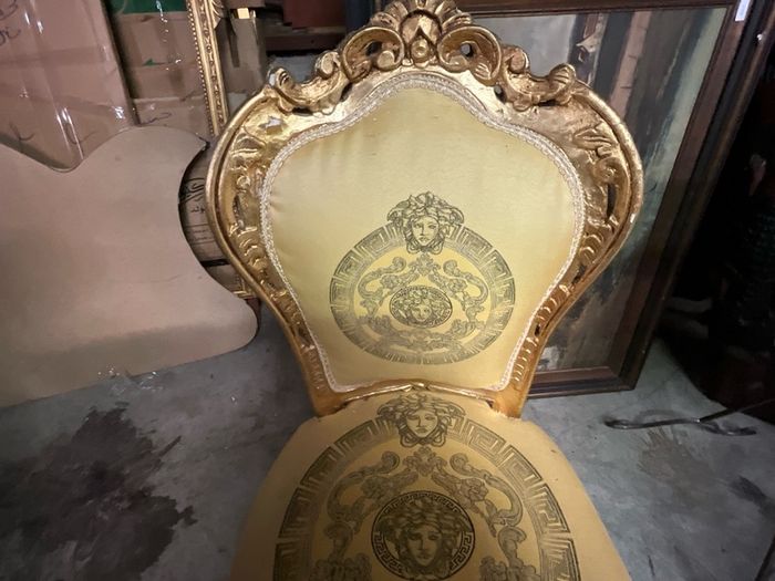 Gold gilt chair