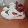 Nike Huarache trainers size 4.5, white black and red Image 5