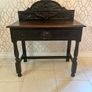 Vintage Oak Green Man Carved console Image 6