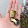4 antique brass castors Image 2