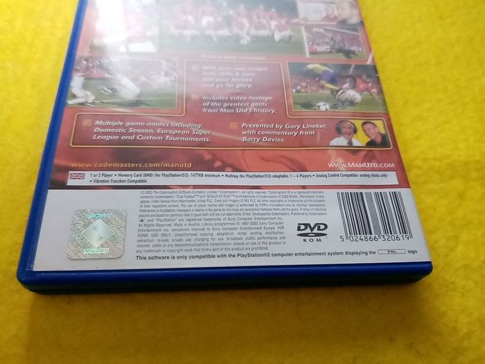 Manchester United club football PlayStation 2 ps2 games Original