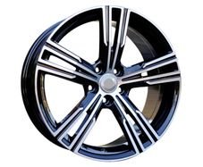17" S90 Type Black Alloy Wheels Ford Peugeot Renault Volvo 5x108