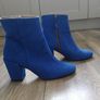 Blue Ankle boots. Size Uk 6. EU 39. Image 2