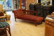 Velvet Chaise Longue Daybed