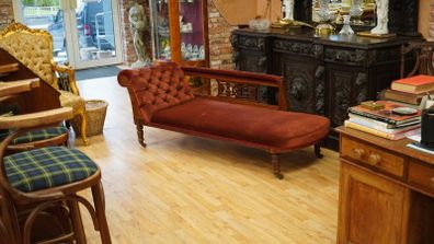 Velvet Chaise Longue Daybed