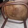 Antique bent wood chair Image 2