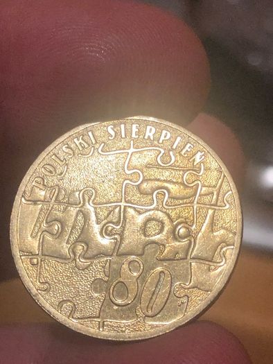 2 Zlote 2010 "Polski Sierpien '80" Commemorative coin