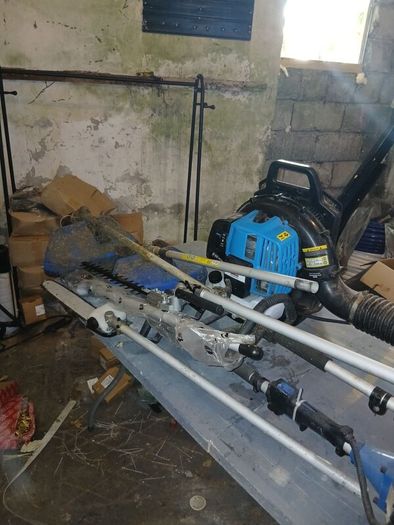 HBM machines leafblower and 2 multifunction strimm
