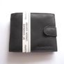 Gents Black London Leather Wallet Image 8