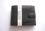 Gents Black London Leather Wallet