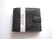 Gents Black London Leather Wallet