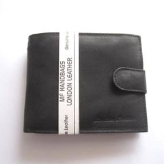 Gents Black London Leather Wallet