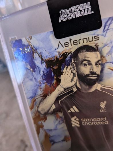 Mohamed Salah Liverpool FC Topps Total Football Aeternus /50 card