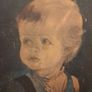 Mid Century crying boy picture. Good vintage condition. Image 3