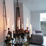 Iron candelabra 7 foot tall unit Image 3