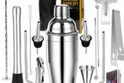 Cocktail Set,14 Piece Cocktail Making Set for Drink Mixing, Stainless Steel Bar Tool Kits with 750ml Cocktail Shaker