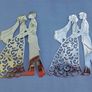 Die Cuts - Wedding - Bride & Groom  x 3 - Mixed colours available Image 4
