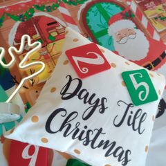 Disney Christmas Advent Cushion