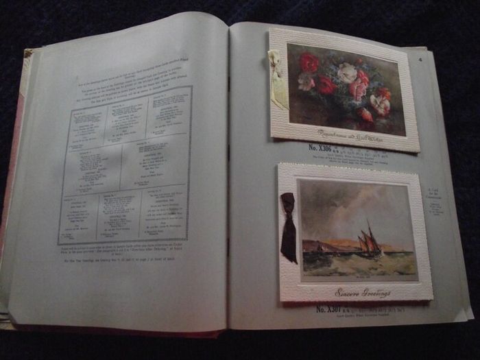 1936 Greeting card and Calendar sample book - The Royal Art Private Christmas Greeting Cards