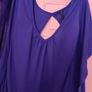Amisu royal blue open back V-neck long top size XL UK16  EU44 Image 3