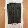 RI Long Sleeveless SLOGAN Tunic T-shirt Dress Image 6