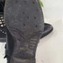 OYVE Black Leather Western Style Stars Boots Sz 40 (Fit 7 - 7.5UK) Image 5