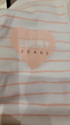 DKNY Bodysuit & Bib Set Age 6-9 months
