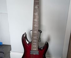 SCHECTER Demon-7 FR - Crimson Red Burst