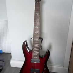 SCHECTER Demon-7 FR - Crimson Red Burst