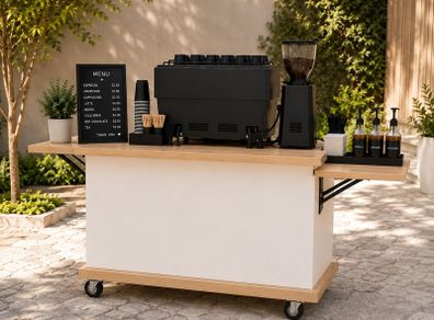 Coffee Event Carts  Practical, Durable Fully Collapsible