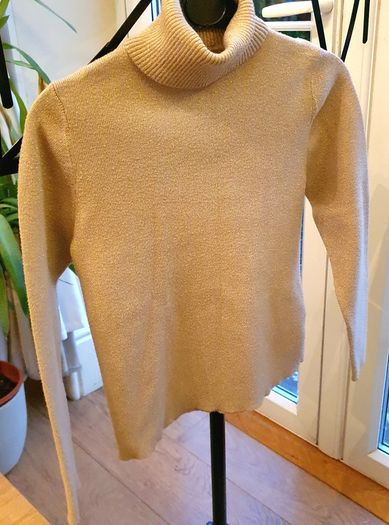 Zara Gorgeous Gold Knit Girl's Jumper Age 10 Yr
