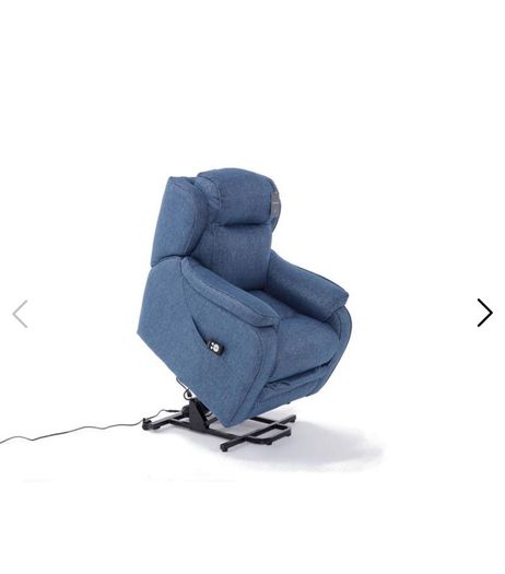 Parkerknoll Boston Electric Recliner Chair Fabric Navy