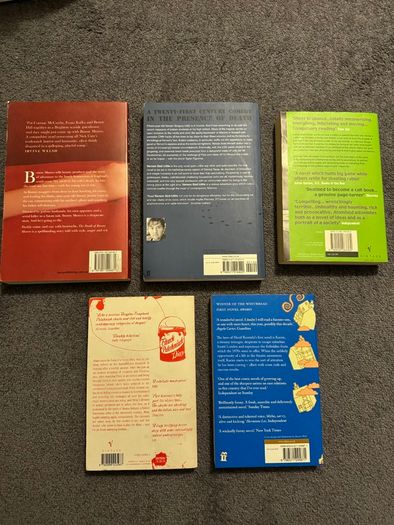 Contemporary novel bundle - Nick Cave, Vernon God Little, Michel Houellebecq Atomised, Chuck Palahniuk, Hanif Kureishi