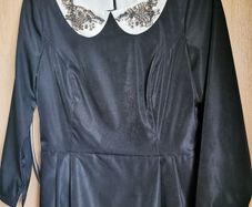NEW - Savida Black Blouse UK 12
