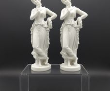 Pair of Italian Alabaster Persephone Statues