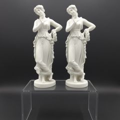 Pair of Italian Alabaster Persephone Statues