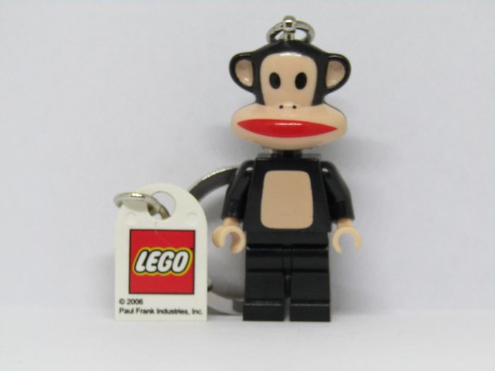 Lego Paul Frank Julius & Friends Lego Keychain Very Rare Hard To Find