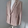 Joules tan/brown Herringbone Jersey Tweed Blazer size UK 18 Image 9