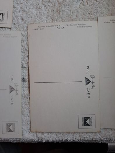 5 Bamforth nudist colony and snake charmer saucy postcards