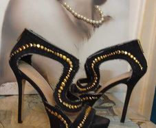 Black High Heels Size 41