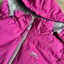Pink Trespass girls coat 7-9Y Image 2